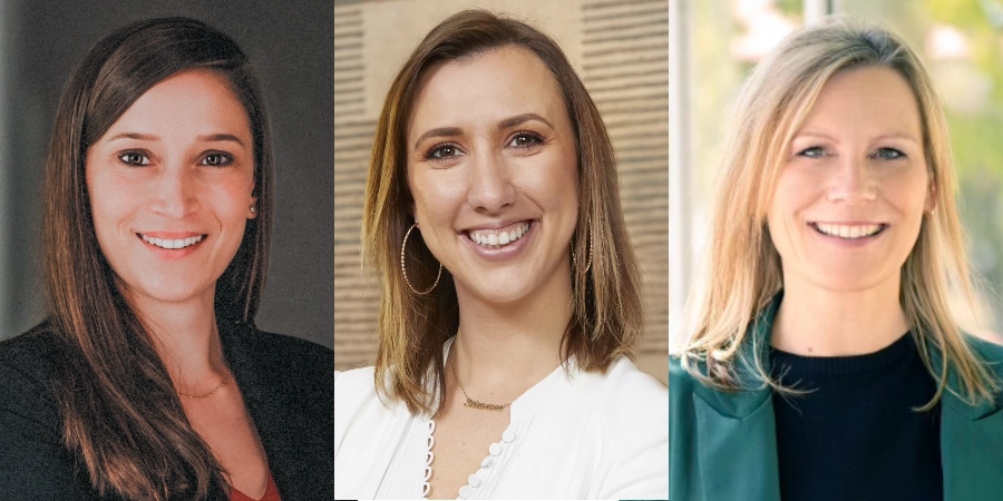 Ann-Kathrin Schmidt, Theresa Paulig und Katja Kleine-Wilde